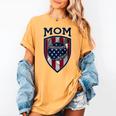 USA Mum Mother's Day Baseball Mom Women's Comfort Colors T-Shirt Mustard USA Mum Mother's Day Baseball Mom Women's Comfort Colors T-Shirt Mustard