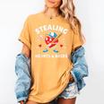 Valentines Day Baseball Stealing Hearts Bases Boys Kids Men Women's Comfort Colors T-Shirt Mustard Valentines Day Baseball Stealing Hearts Bases Boys Kids Men Women's Comfort Colors T-Shirt Mustard