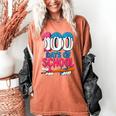 100 Days Of School Baseball Drip Bat 100th Day Of School Boy Women's Comfort Colors T-Shirt Yam