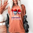 100 Days Of School Dripping Baseball 100th Day Teacher Boy Women's Comfort Colors T-Shirt Yam