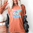 67th Birthday Squad Baseball Ice Cream Drip Birthday Squad Women's Comfort Colors T-Shirt Yam
