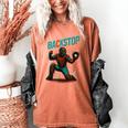 Backstop Catcher Baseball Graphic Women's Comfort Colors T-Shirt Yam Backstop Catcher Baseball Graphic Women's Comfort Colors T-Shirt Yam
