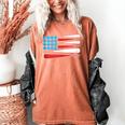 Baseball American Flag Patriotic USA Pride Women's Comfort Colors T-Shirt Yam Baseball American Flag Patriotic USA Pride Women's Comfort Colors T-Shirt Yam