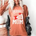 Baseball Cheer Mom Cheerleading Cheerleader Baseball Mom Women's Comfort Colors T-Shirt Yam