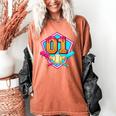 Baseball Drip Jersey Number 1 For Players & 1th Birthday Women's Comfort Colors T-Shirt Yam Baseball Drip Jersey Number 1 For Players & 1th Birthday Women's Comfort Colors T-Shirt Yam