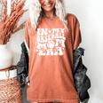 In My Baseball Mom Era Baseball Mama Groovy Sports Parent Women's Comfort Colors T-Shirt Yam In My Baseball Mom Era Baseball Mama Groovy Sports Parent Women's Comfort Colors T-Shirt Yam