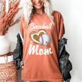 Baseball Mom Grandma Leopard Baseball Lover Fan Women's Comfort Colors T-Shirt Yam