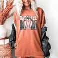 Baseball Mom Heart Sports Mom Women's Comfort Colors T-Shirt Yam Baseball Mom Heart Sports Mom Women's Comfort Colors T-Shirt Yam