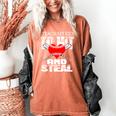 Baseball Mom Humor I Teach My Kids To Hit And Steal Women's Comfort Colors T-Shirt Yam Baseball Mom Humor I Teach My Kids To Hit And Steal Women's Comfort Colors T-Shirt Yam