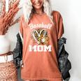 Baseball Mom Leopard Heart Matching Family Women's Comfort Colors T-Shirt Yam