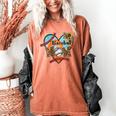 Baseball Mom Valentine Leopard Heart Softball Mother's Day Women's Comfort Colors T-Shirt Yam Baseball Mom Valentine Leopard Heart Softball Mother's Day Women's Comfort Colors T-Shirt Yam