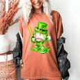 Baseball Player Ice Cream Drip Shamrocks St Patrick's Day Women's Comfort Colors T-Shirt Yam Baseball Player Ice Cream Drip Shamrocks St Patrick's Day Women's Comfort Colors T-Shirt Yam
