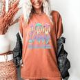 Boys Kids 100 Drippy Days Of School Baseball Drip Ice Cream Women's Comfort Colors T-Shirt Yam