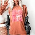 Coquette Bow In My Baseball Mom Era Baseball Mama Mother Day Women's Comfort Colors T-Shirt Yam