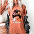 Grandma Life Basketball And Baseball Mom Funny Women's Comfort Colors T-Shirt Yam