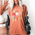 Groovy Ptchers Baseball Mom And Not Afraid To Yell About It Women's Comfort Colors T-Shirt Yam