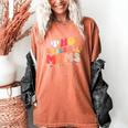 Groovy Retro I Love Hot Baseball Moms With After Game Snacks Women's Comfort Colors T-Shirt Yam Groovy Retro I Love Hot Baseball Moms With After Game Snacks Women's Comfort Colors T-Shirt Yam
