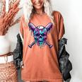 Halloween Baseball Skull Drip Baseball Lifestyle Boy Men Women's Comfort Colors T-Shirt Yam