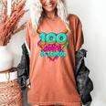 Happy 100 Days Of School Costume Baseball Drip Ice Cream Women's Comfort Colors T-Shirt Yam