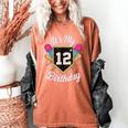 It's My 12th Birthday Baseball Fan Celebration Women's Comfort Colors T-Shirt Yam It's My 12th Birthday Baseball Fan Celebration Women's Comfort Colors T-Shirt Yam