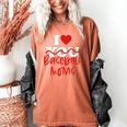 I Love Baseball Moms Women's Comfort Colors T-Shirt Yam