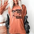 Moms Against White Baseball Pants Funny Baseball Mom Women's Comfort Colors T-Shirt Yam Moms Against White Baseball Pants Funny Baseball Mom Women's Comfort Colors T-Shirt Yam