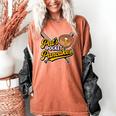 Pat's Pocket Pancakes Baseball Glove Stack Syrup Women's Comfort Colors T-Shirt Yam Pat's Pocket Pancakes Baseball Glove Stack Syrup Women's Comfort Colors T-Shirt Yam