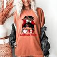 Peru Baseball Mom Messy Bun Women's Comfort Colors T-Shirt Yam Peru Baseball Mom Messy Bun Women's Comfort Colors T-Shirt Yam
