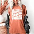 Retro Baseball Mom Summer Groovy Appreciation Women's Comfort Colors T-Shirt Yam Retro Baseball Mom Summer Groovy Appreciation Women's Comfort Colors T-Shirt Yam