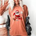 Santa Baseball Christmas Pajamas Xmas Men Boy Toddlers Women's Comfort Colors T-Shirt Yam