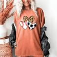 Soccer Baseball Heart Soccer Baseball Mom Women's Comfort Colors T-Shirt Yam