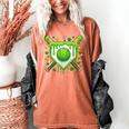 St Patrick Day Baseball Drip Ice Cream Boys Men Women's Comfort Colors T-Shirt Yam