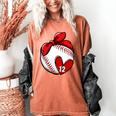 Womens Custom Baseball Mom Number 12 Heart For Mom Mommy Premium Women's Comfort Colors T-Shirt Yam Womens Custom Baseball Mom Number 12 Heart For Mom Mommy Premium Women's Comfort Colors T-Shirt Yam