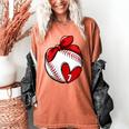 Womens Custom Baseball Mom Number 7 Heart For Mom Mommy Women's Comfort Colors T-Shirt Yam Womens Custom Baseball Mom Number 7 Heart For Mom Mommy Women's Comfort Colors T-Shirt Yam