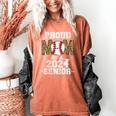 Womens Proud Mom Of a 2024 Senior Class Of 2024 Baseball Mom Women's Comfort Colors T-Shirt Yam