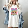 100 Days Of School Baseball Drip Boys Kids 100th Day Women's Comfort Colors T-Shirt Ivory