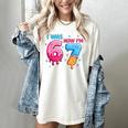 I Was 6 Now I'm 7 Meme Six Seven Baseball 7th Birthday Women's Comfort Colors T-Shirt Ivory