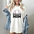 American Flag Patriotic Game Day Baseball Mom Women's Comfort Colors T-Shirt Ivory American Flag Patriotic Game Day Baseball Mom Women's Comfort Colors T-Shirt Ivory