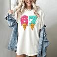 Baseball Drip Ice Cream 67 Baseball Women's Comfort Colors T-Shirt Ivory Baseball Drip Ice Cream 67 Baseball Women's Comfort Colors T-Shirt Ivory