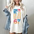 Baseball Drip USA Flag 67 Player 67th Birthday Ice Cream 67 Women's Comfort Colors T-Shirt Ivory Baseball Drip USA Flag 67 Player 67th Birthday Ice Cream 67 Women's Comfort Colors T-Shirt Ivory
