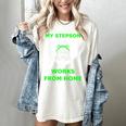 Baseball Mom Quote My Stepson Works From Home Women's Comfort Colors T-Shirt Ivory Baseball Mom Quote My Stepson Works From Home Women's Comfort Colors T-Shirt Ivory