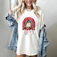 Baseball Mom Rainbow Boho Mommy Women's Comfort Colors T-Shirt Ivory