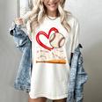 Baseball Nana Baseball Heart Family Matching Women's Comfort Colors T-Shirt Ivory Baseball Nana Baseball Heart Family Matching Women's Comfort Colors T-Shirt Ivory