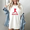 Boston Lovers Skyline Retro Baseball Heartbeat Men Women Women's Comfort Colors T-Shirt Ivory Boston Lovers Skyline Retro Baseball Heartbeat Men Women Women's Comfort Colors T-Shirt Ivory