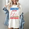 Bruh It's My 2nd Birthday Boy Baseball Themed Party Women's Comfort Colors T-Shirt Ivory
