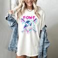Cool Baseball F Caw F Crow Fcawf Raven Fawk Off Bird Women's Comfort Colors T-Shirt Ivory
