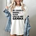 My Favorite Baseball Player Calls Me Gamma Women's Comfort Colors T-Shirt Ivory My Favorite Baseball Player Calls Me Gamma Women's Comfort Colors T-Shirt Ivory