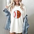Granny Of Ballers Baseball Basketball Grandma Granny Women's Comfort Colors T-Shirt Ivory