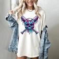 Halloween Baseball Skull Drip Baseball Lifestyle Boy Men Women's Comfort Colors T-Shirt Ivory