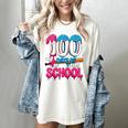 HUGvyn 100 Days Of School Baseball Ice Cream Teacher Student Women's Comfort Colors T-Shirt Ivory HUGvyn 100 Days Of School Baseball Ice Cream Teacher Student Women's Comfort Colors T-Shirt Ivory
